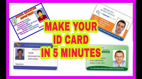 create fake neighbor hood watch id card|how to make your own id.